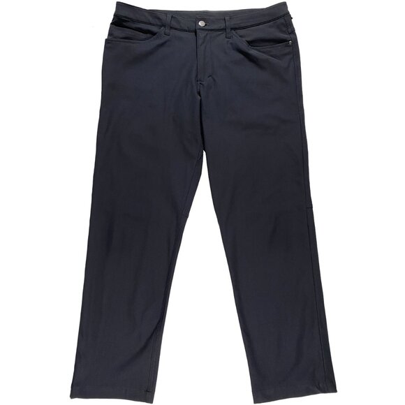 M5426S - Lululemon ABC Pant Classic Fit Melanite men's size 35x28.5 - Picture 1 of 9